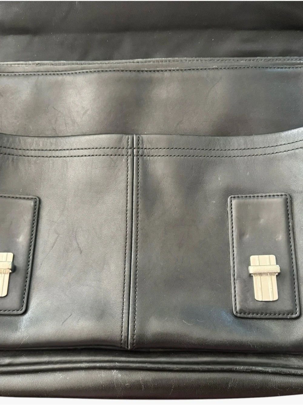 Coach Metropolitan Briefcase – Black Glove-Tanned Leather
